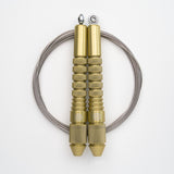 Corde à sauter or avec câble en inox