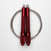 Corde à sauter Rouge Rubis avec câble en Inox