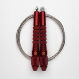 Corde à sauter Rouge Rubis avec câble en Inox
