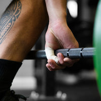 Grip Tape auto-adhésif d'haltérophilie blanc hookgrip