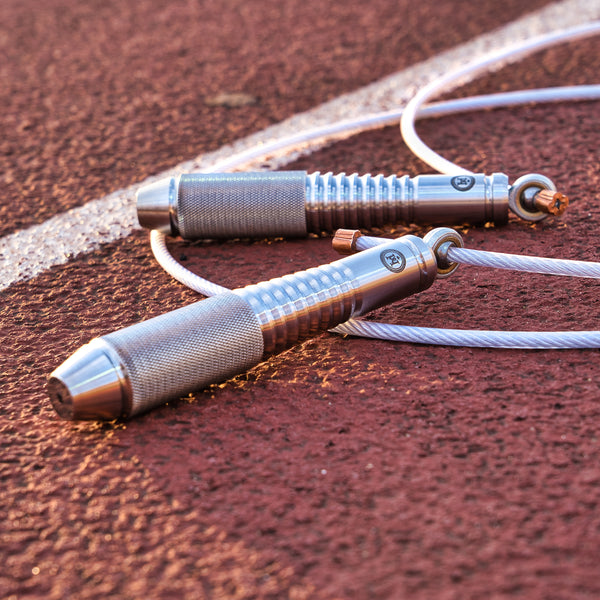 Handle & Wire - Corde à Sauter Lourde - Heavy Rope - en acier inoxydable